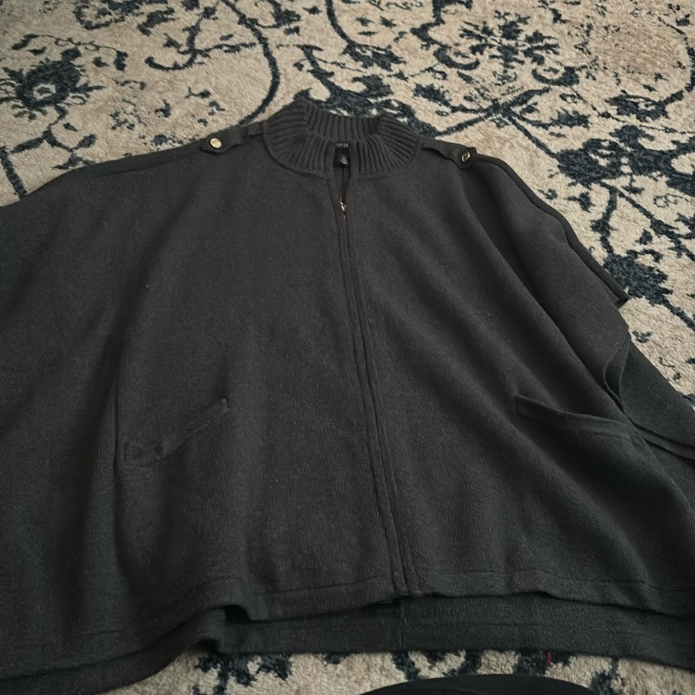 White House Black Market Poncho Sweater